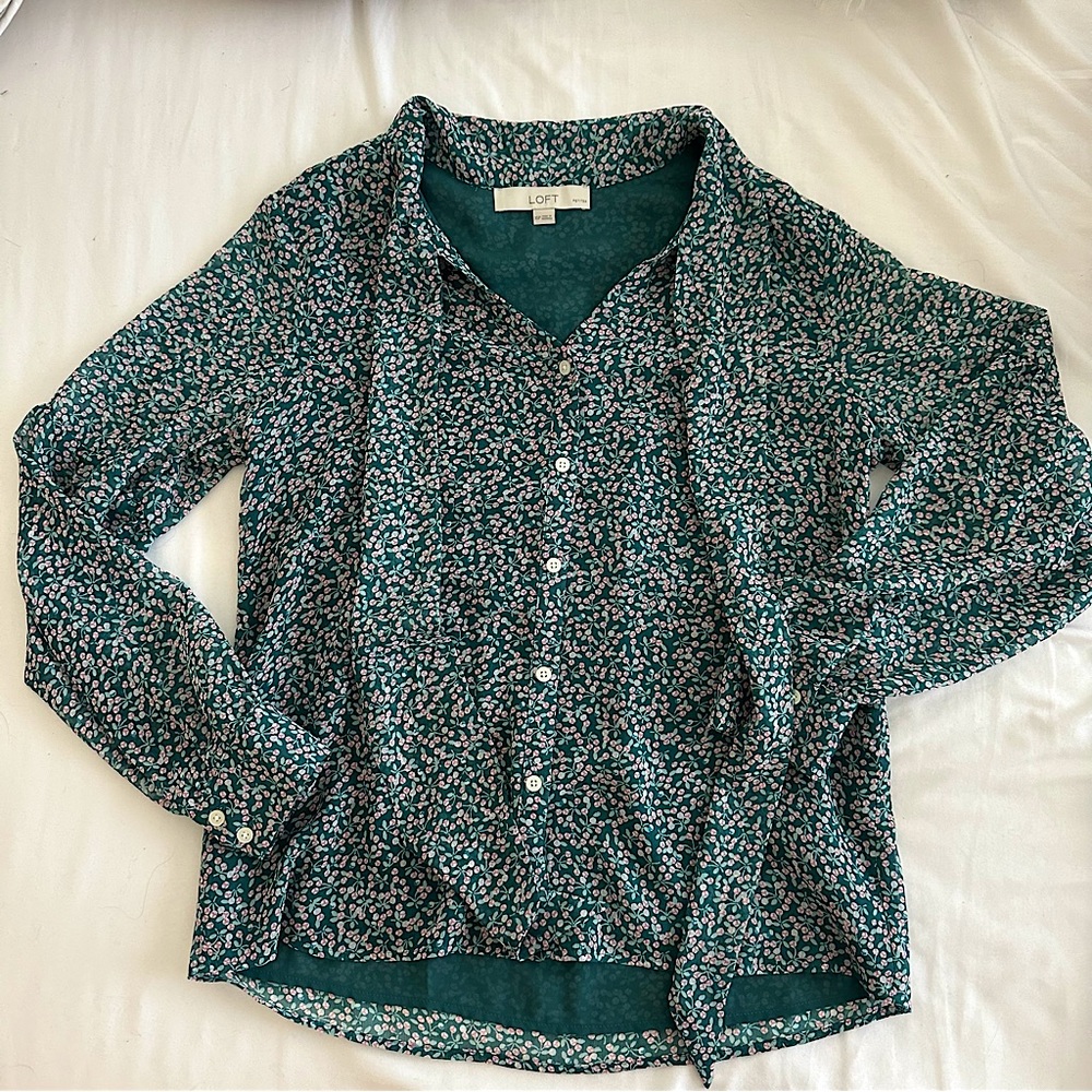 Loft Blouse floral print - petite